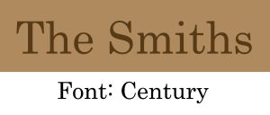 Font Century