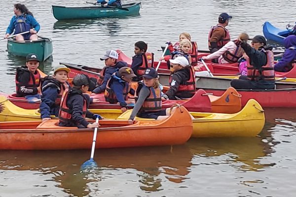 Group 1 And 3 Canoeing