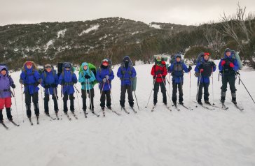Traipsing through the snow