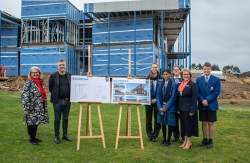 Inspecting Progress On Future Year 11 & 12 Hub