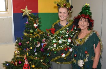 SJ - Year 5 Teachers embrace the Christmas spirit